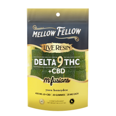 Mellow Fellow Delta 9 Live Resin Edibles 400 Mg