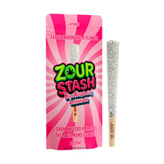 Zour Stash THC-A Diamond Coated 2 Gram Infused Prerolls(2 Count)