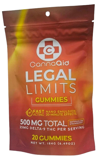 CannaAid Legal Limits Delta 9 Gummies (20pc)