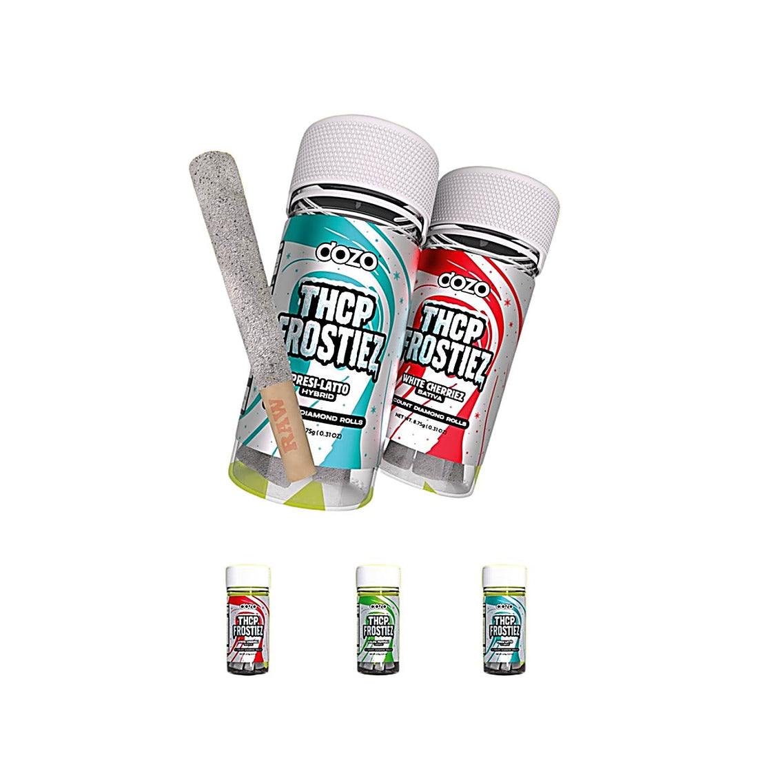 Dozo THC-P Frostiez Pre-Rolls 5 Count - Main Image