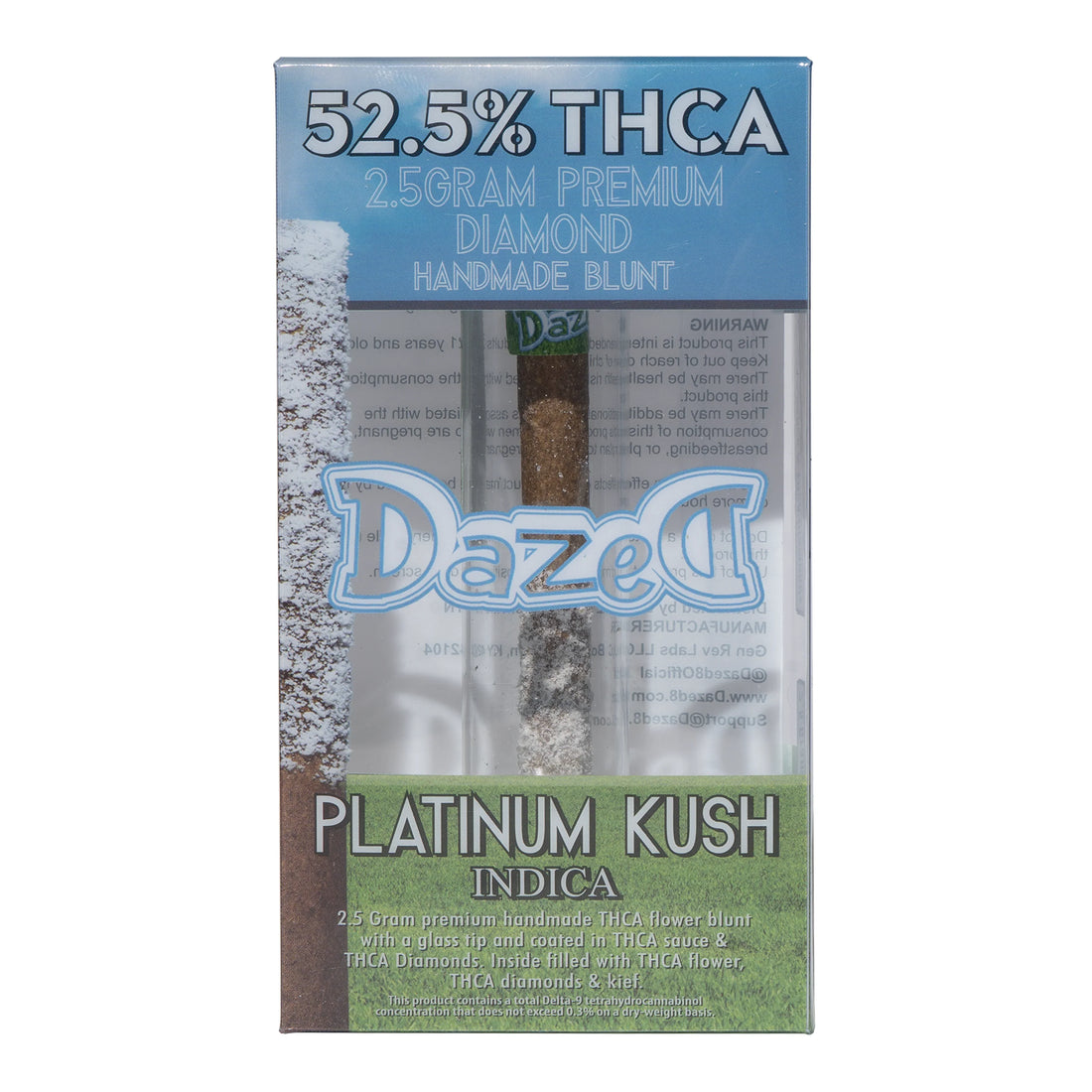 Dazed Premium Diamond THC-A Handmade Blunt 2.5G