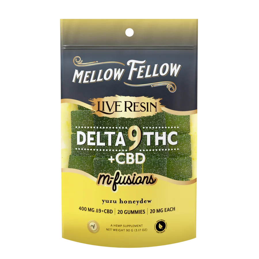 Mellow FellowDelta 9 Live Resin Edibles 20x20MG (400MG Total)