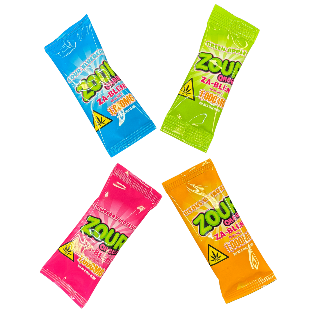 Zour Chew Za-Blend 1,000MG (D8+D9+THCP) | 1 pc - product image