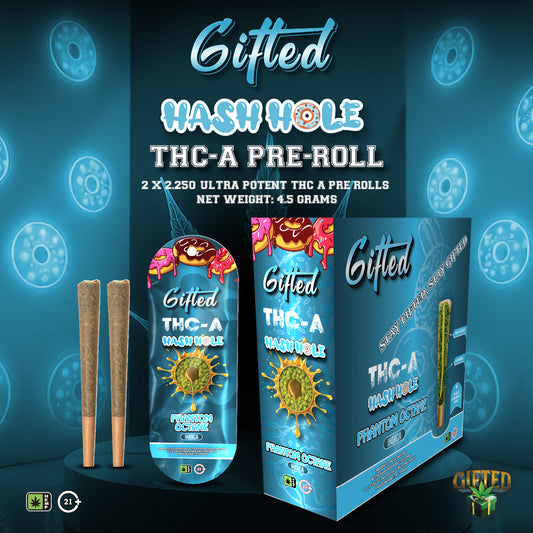 Gifted Hash Hole THC-A Pre-Roll 2x2.25 Prerolls