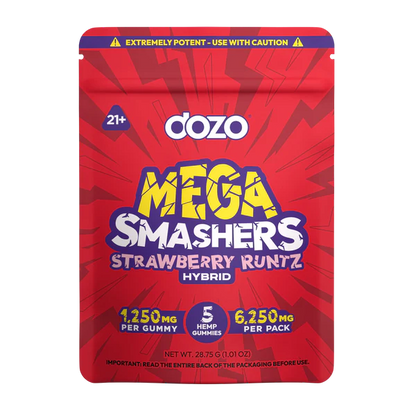 DOZO D9 MEGA Smashers Gummies 6,250MG Total (5pc)