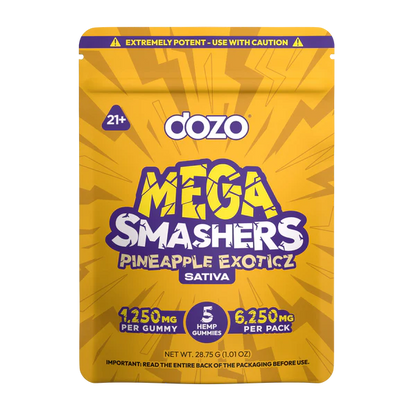 DOZO D9 MEGA Smashers Gummies 6,250MG Total (5pc)