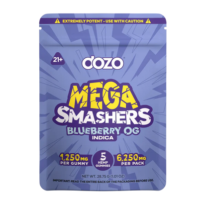 DOZO D9 MEGA Smashers Gummies 6,250MG Total (5pc)
