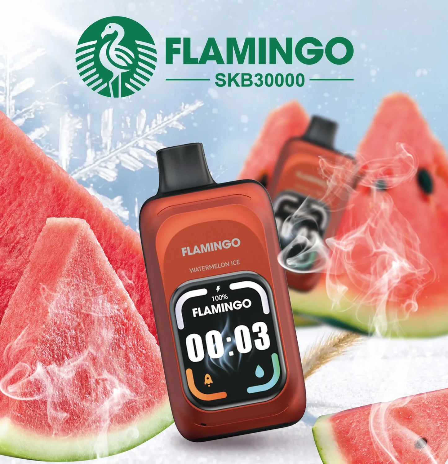Flamingo SKB30000 Smart Multifunctional Disposable Vape - Watermelon Ice Scaled
