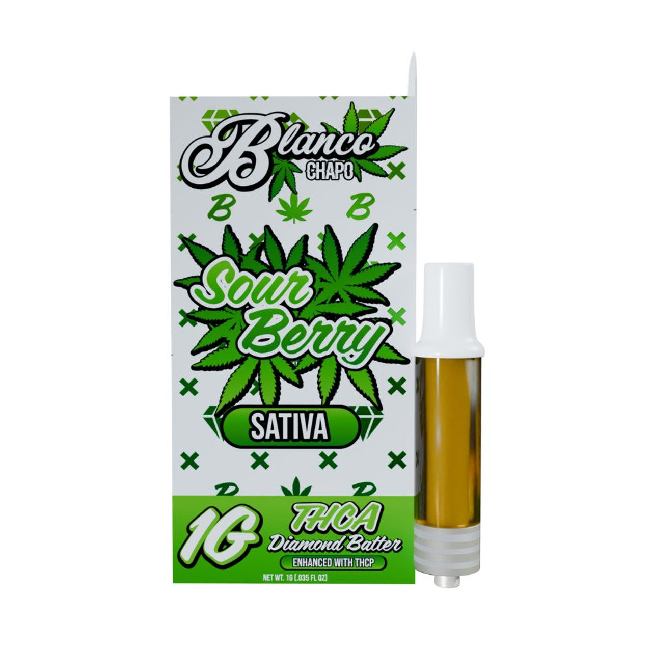 Chapo Blanco THCA 1 Gram Diamond Batter Cartirdges