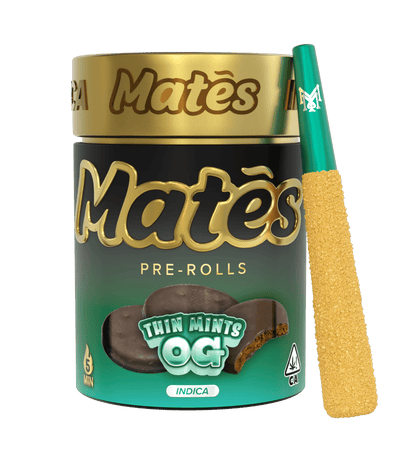 Muha Meds Mates THCA Keif Infused Joints 5ct - Side View