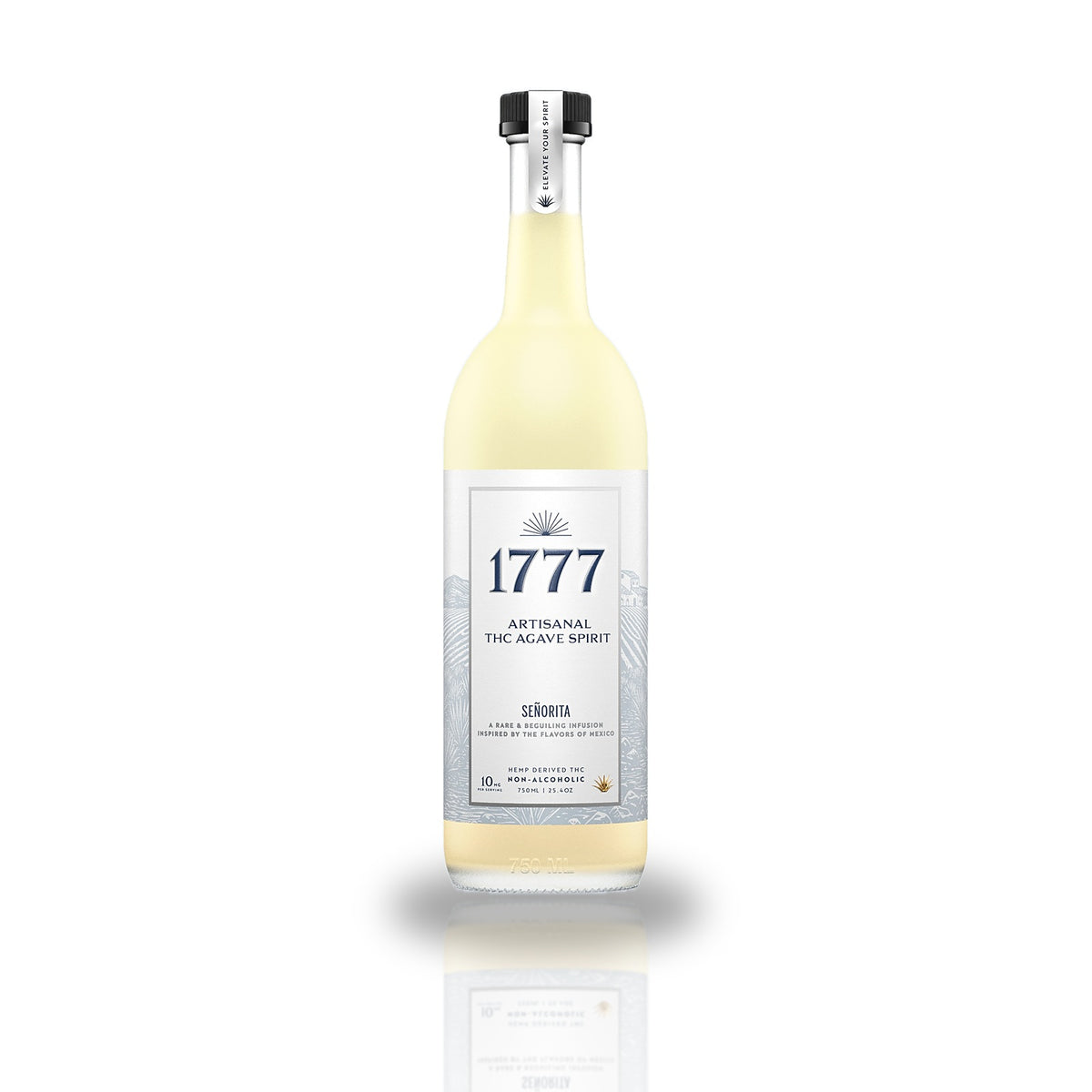 1777 Artisanal THC Agave Spirit by Señorita 166MG THC | 750mL