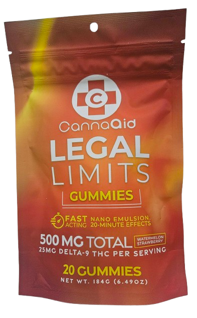 CannaAid Legal Limits Delta 9 Gummies (20pc)