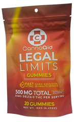 CannaAid Legal Limits Delta 9 Gummies (20pc)