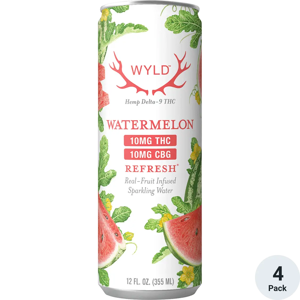 Wyld Fruit Infused Sparkling Water 10mg THC | 12oz