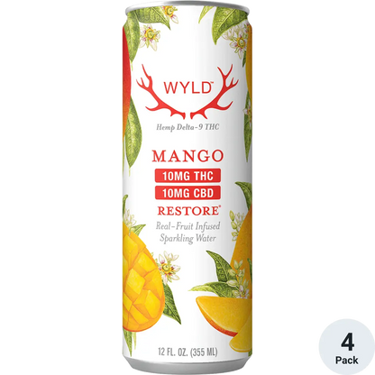 Wyld Fruit Infused Sparkling Water 10mg THC | 12oz