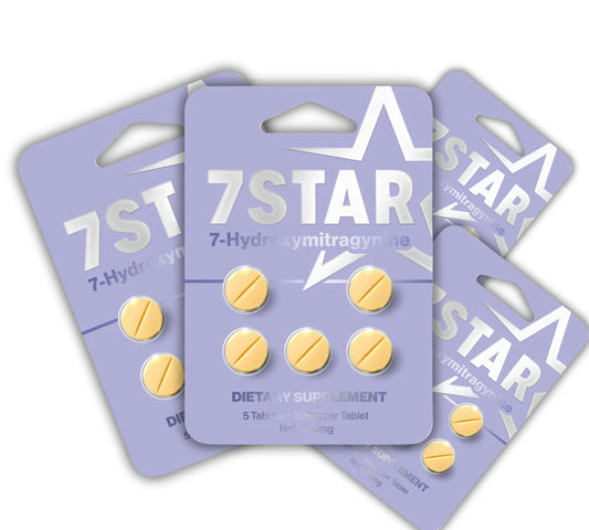 7Star 7-Hydroxymitragynine Extract Tablets 5ct - product front view