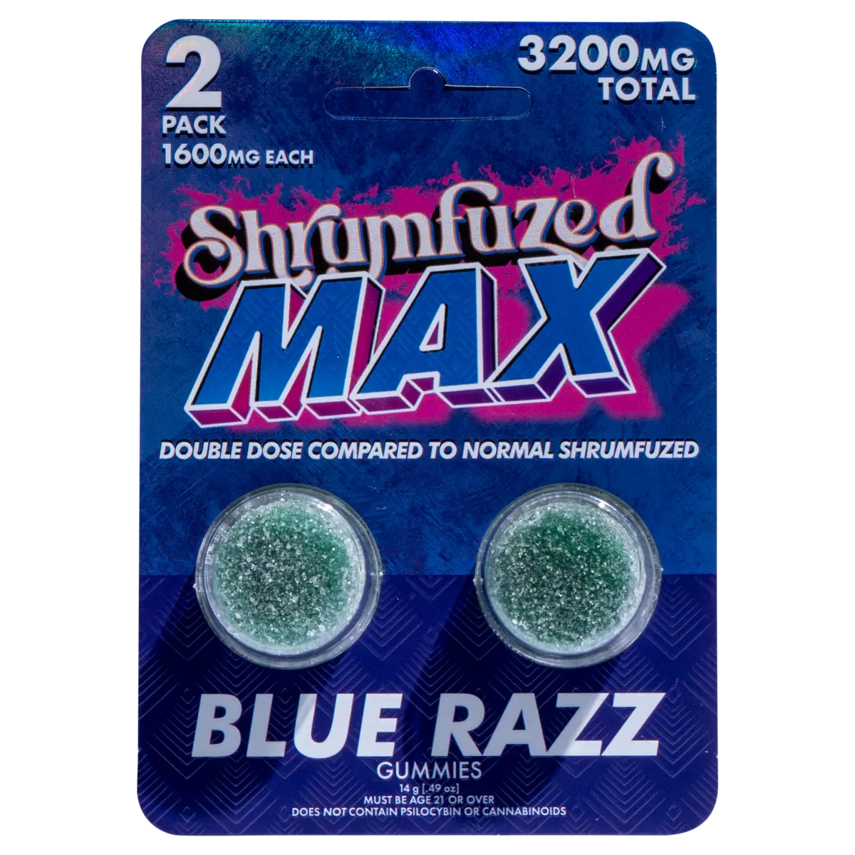 Shrumfuzed MAX 2-Pack Blue Razz