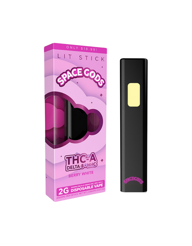 Space Gods Lit Stick 2G Disposable Vape THCA + HHC