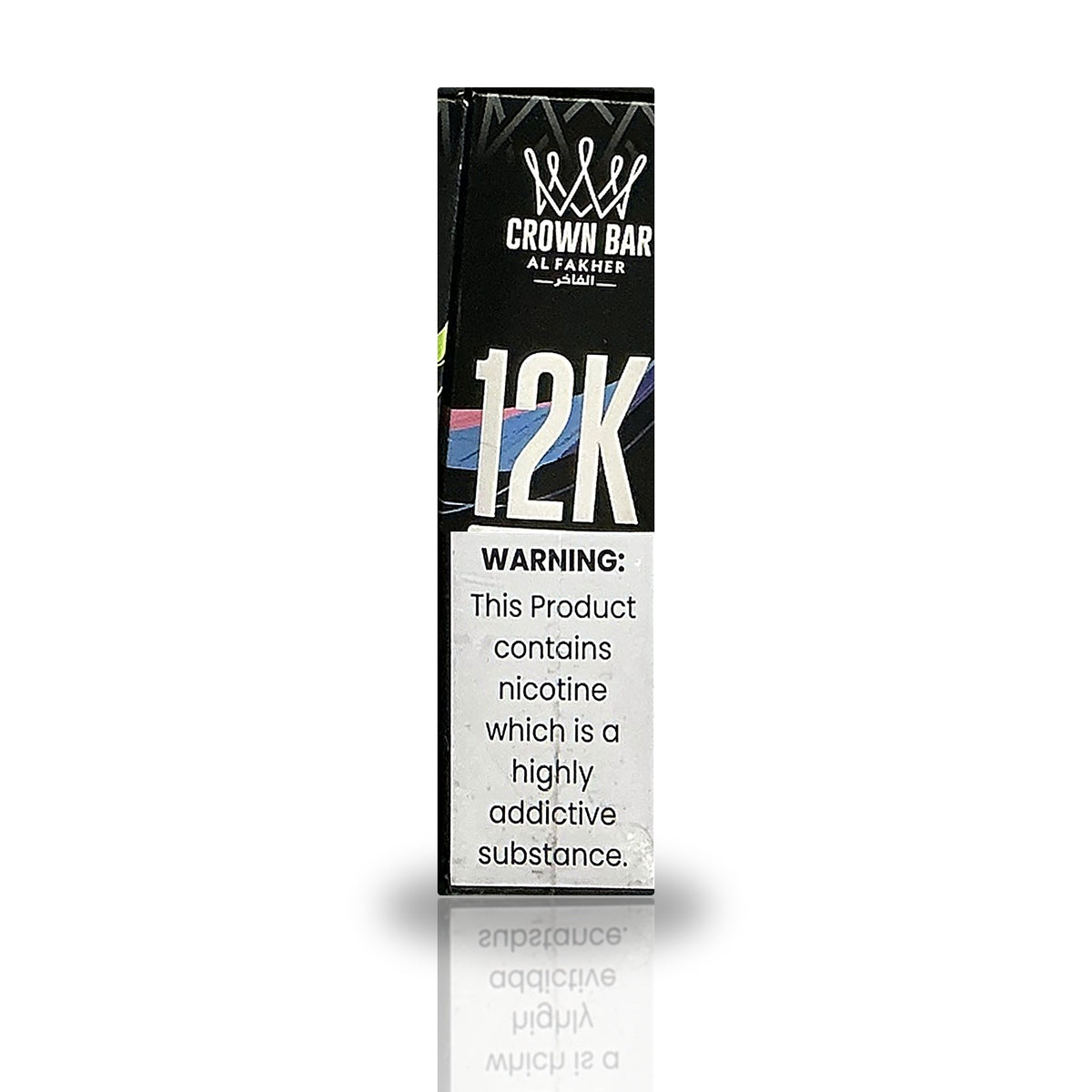 Crown Bar Al Fakher 12K Crystal V2 Disposable Vape — Blueberry Cherry