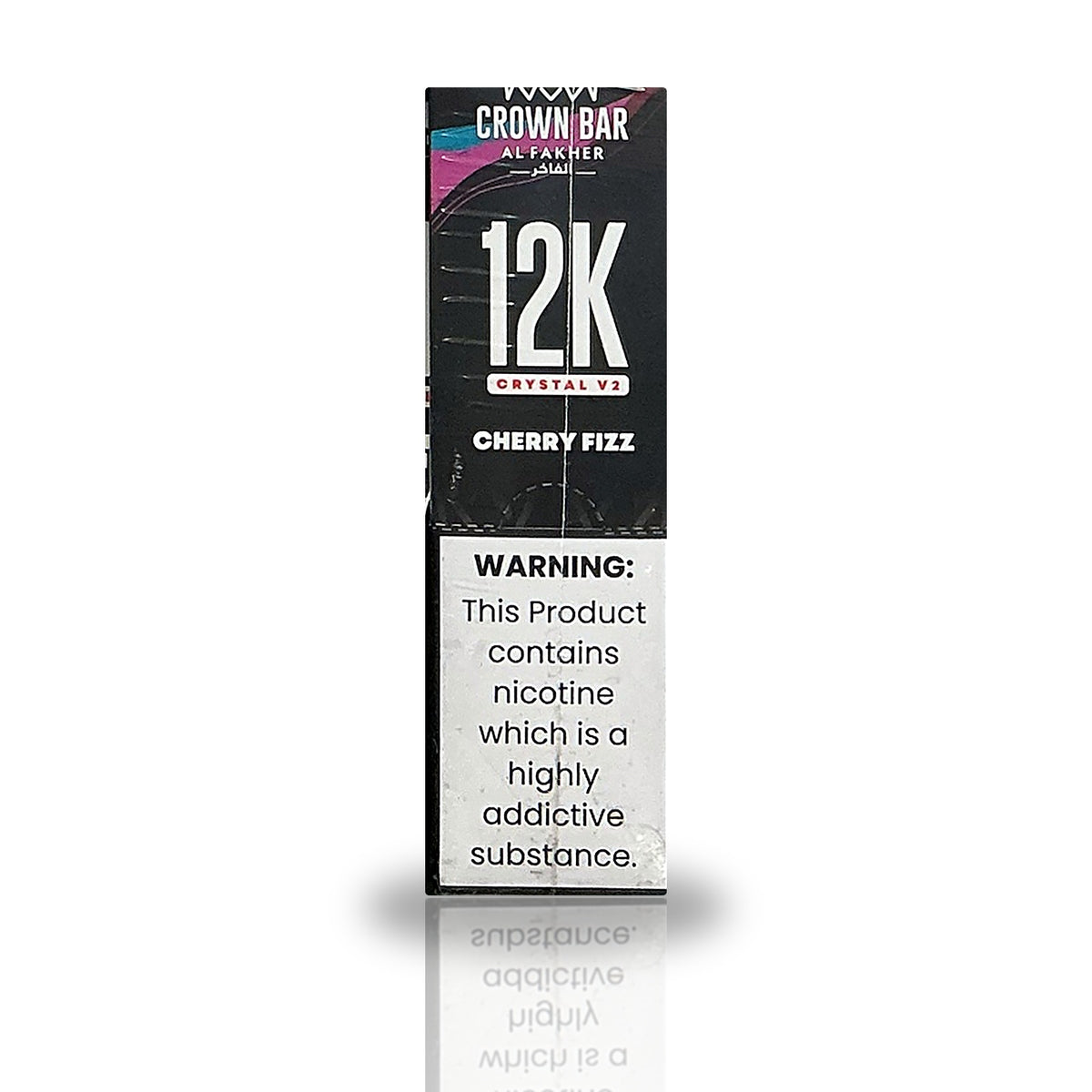 Crown Bar Al Fakher 12K Crystal V2 Disposable Vape — Cherry Fizz