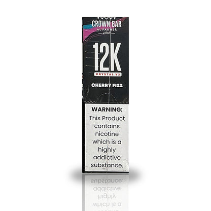 Crown Bar Al Fakher 12K Crystal V2 Disposable Vape — Cherry Fizz