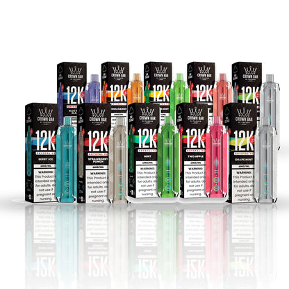 Crown Bar Al Fakher 12K Crystal V2 Disposable Vape — all flavors