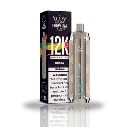 Crown Bar Al Fakher 12K Crystal V2 Disposable Vape — Hubba