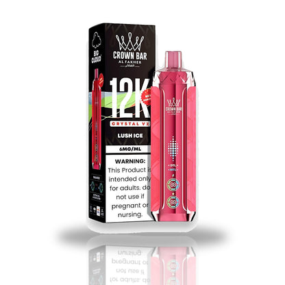 Crown Bar Al Fakher 12K Crystal V2 Disposable Vape — Lush Ice