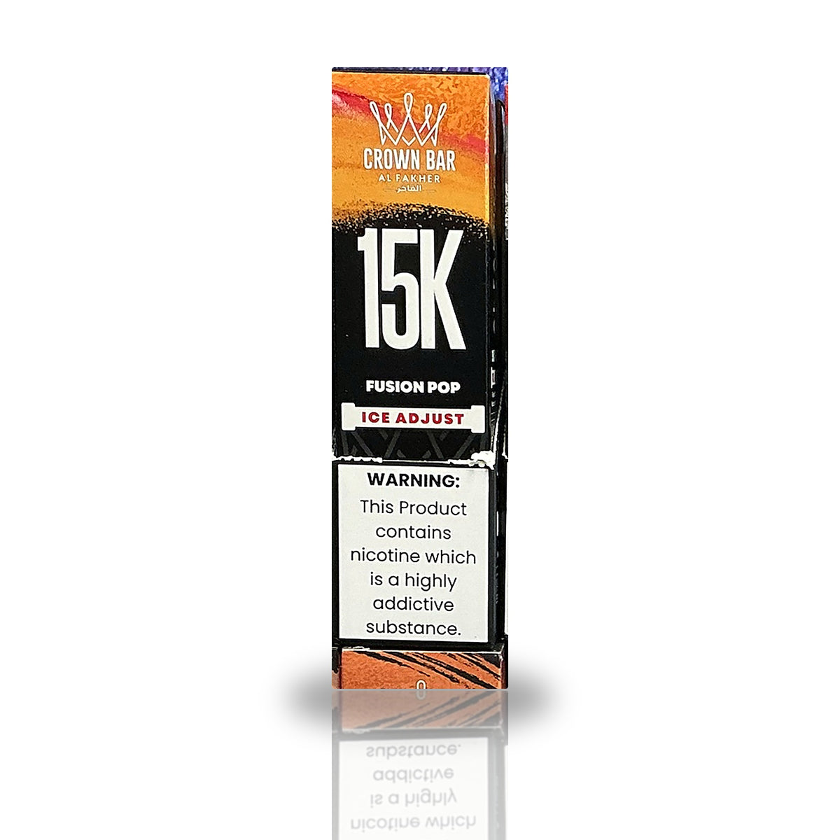 Crown Bar Al Fakher 15K Ice Adjust Disposable Vape — Fusion Pop