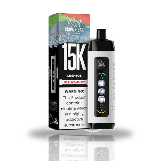 Crown Bar Al Fakher 15K Ice Adjust Disposable Vape — Lush Ice