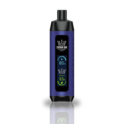 Crown Bar Al Fakher 8000 Crystal Dual Mode Disposable Vape — Blueberry Gum