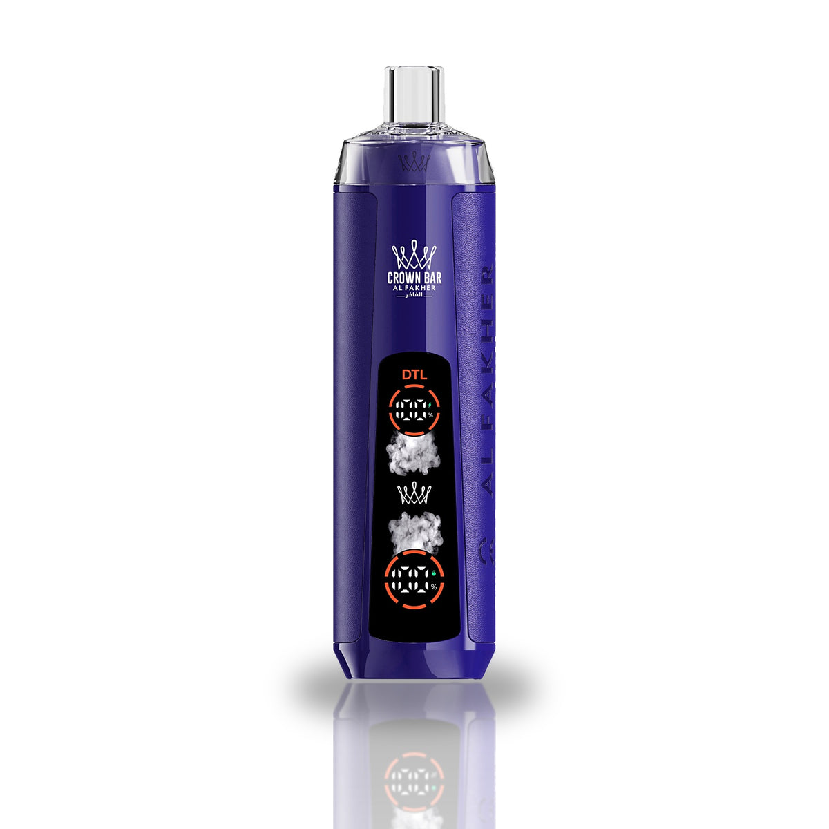 Crown Bar Al Fakher 8000 Crystal Dual Mode Disposable Vape — Blueberry Raspberry
