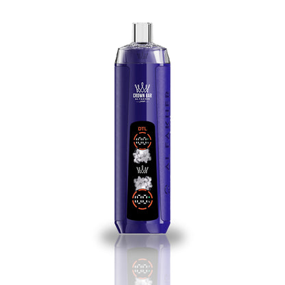 Crown Bar Al Fakher 8000 Crystal Dual Mode Disposable Vape — Blueberry Raspberry