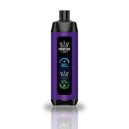 Crown Bar Al Fakher 8000 Crystal Dual Mode Disposable Vape — Cherry Fiesta
