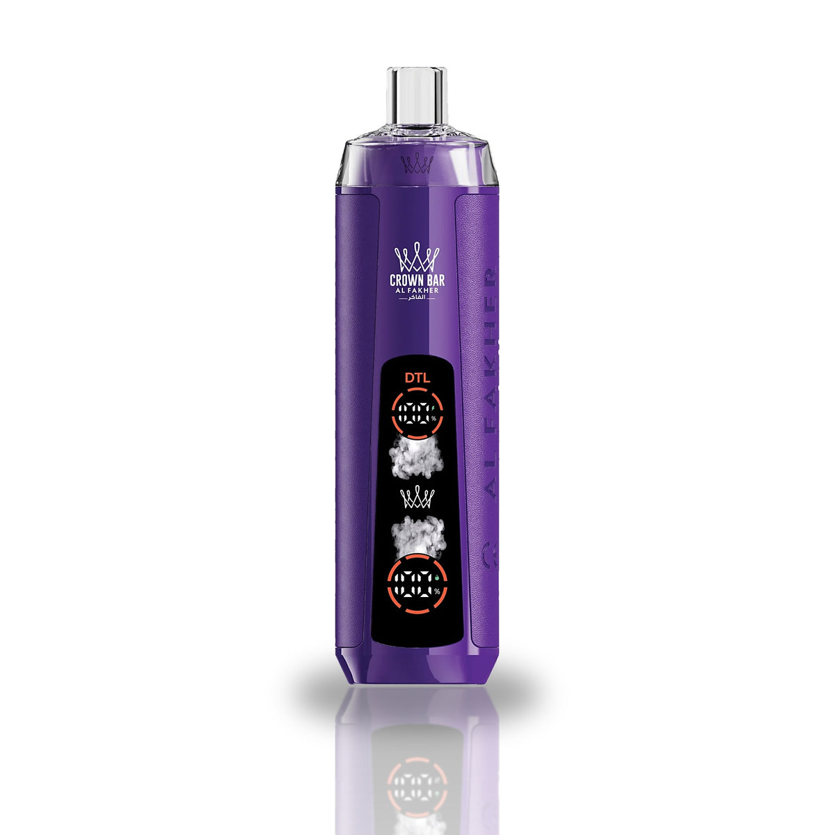 Crown Bar Al Fakher 8000 Crystal Dual Mode Disposable Vape — Grape