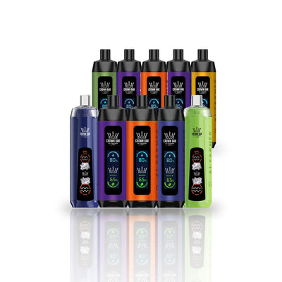 Crown Bar Al Fakher 8000 Crystal Dual Mode Disposable Vape — all flavors