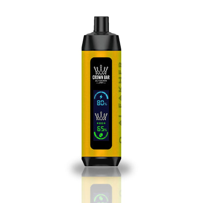 Crown Bar Al Fakher 8000 Crystal Dual Mode Disposable Vape — Orange Mint