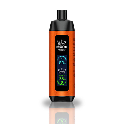 Crown Bar Al Fakher 8000 Crystal Dual Mode Disposable Vape — Peach Ice