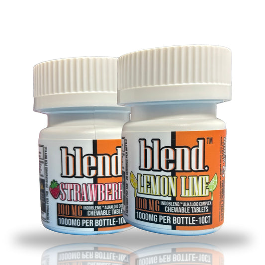 Blend 100MG chewable tablets 10ct bottles - Strawberry and Lemon Lime