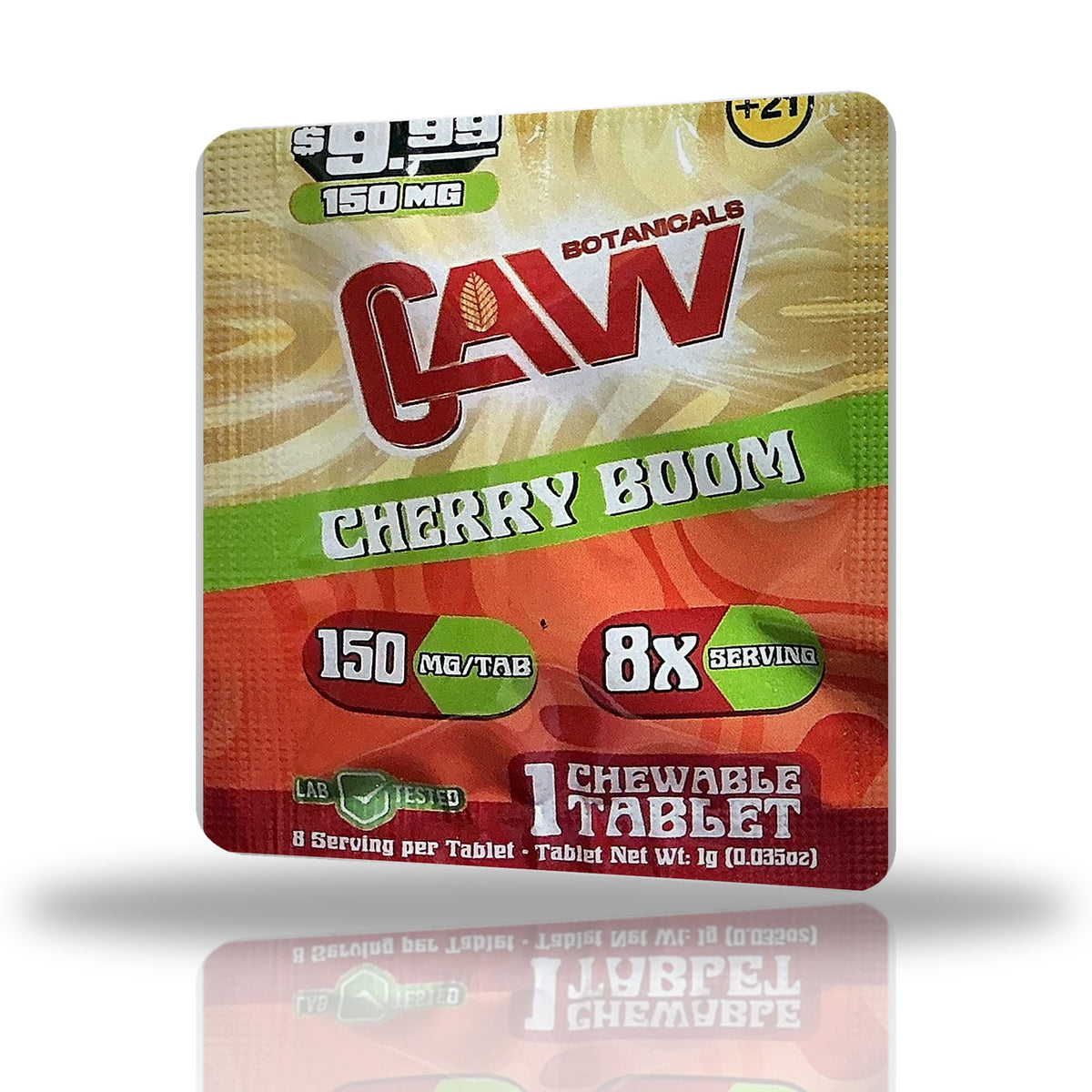 Claw Botanicals 150MG cat's claw chewable tablet 1ct sachet — Cherry Boom