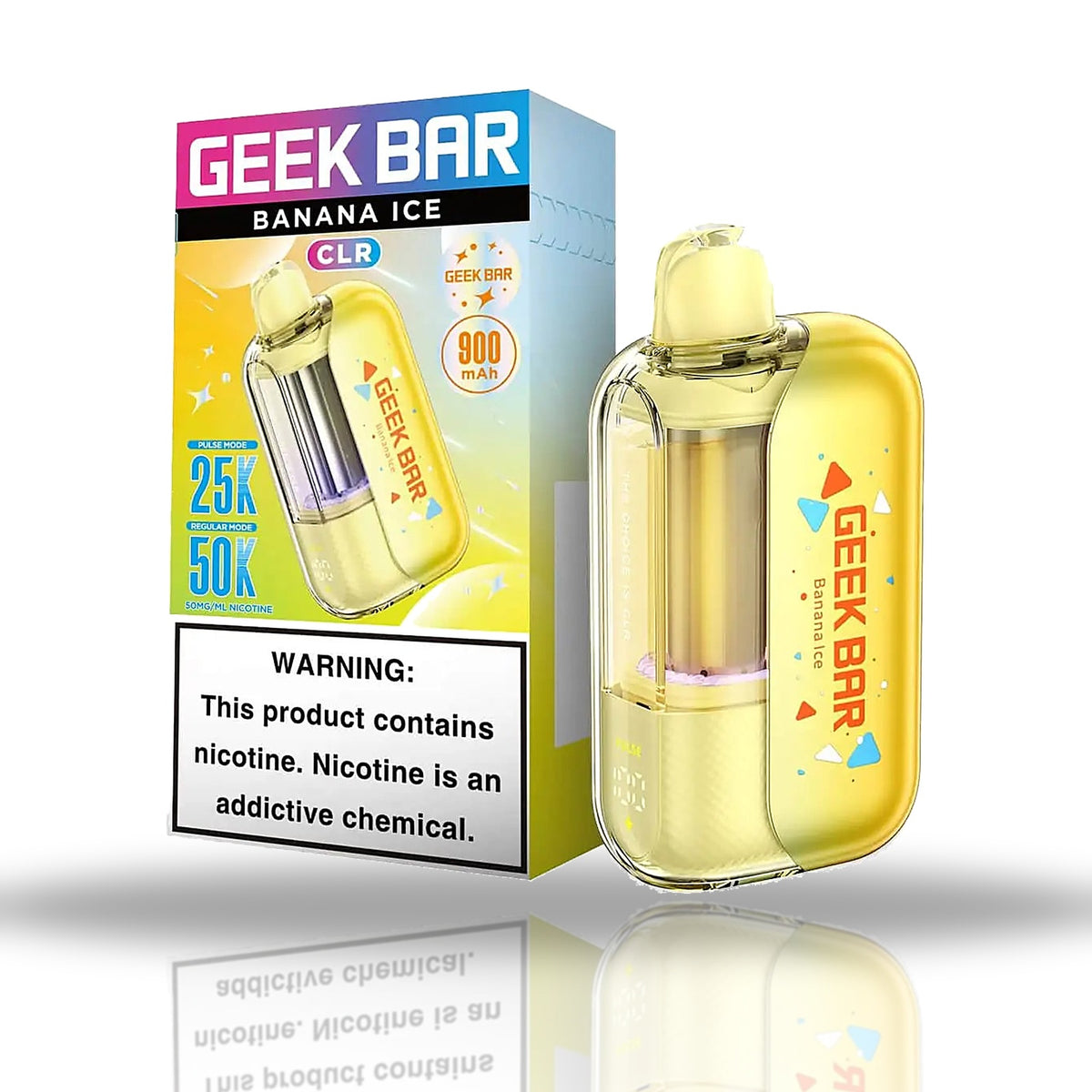 Banana Ice — device — Geek Bar CLR 50K Disposable Vape