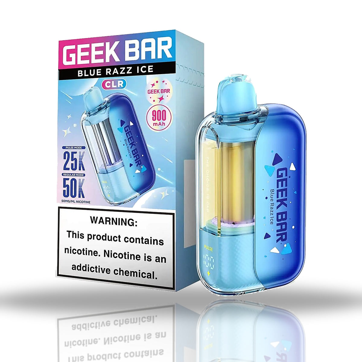 Blue Razz Ice — device — Geek Bar CLR 50K Disposable Vape