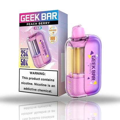 Peach Berry — device — Geek Bar CLR 50K Disposable Vape