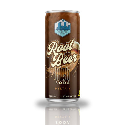Root Beer — can — Goodland High Soda 10MG D9 THC