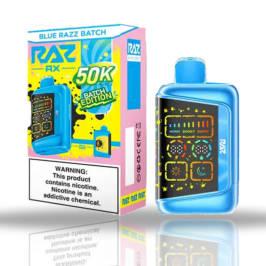 Blue Razz Batch — device — RAZ RX 50K Disposable Vape