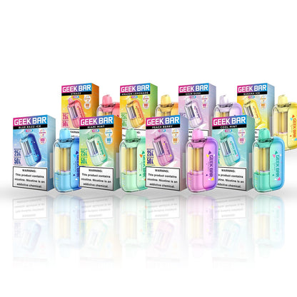 Geek Bar CLR 50K Disposable Vape — flavor lineup
