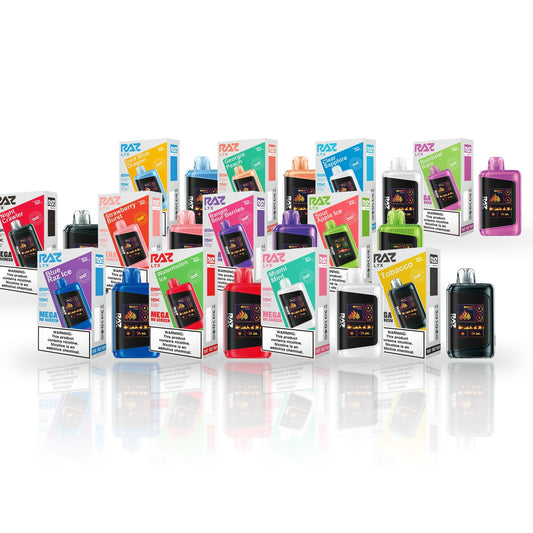 RAZ LTX 25K Disposable Vape — flavor lineup