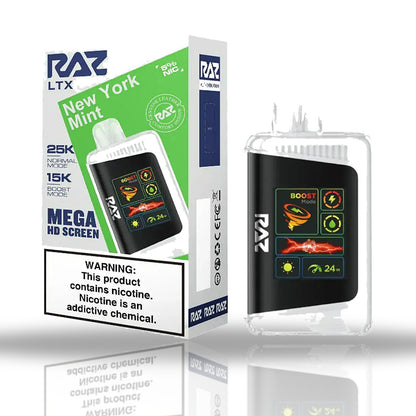 New York Mint — device — RAZ LTX 25K Disposable Vape