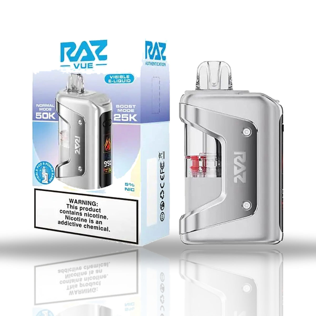 Polar Ice — kit — RAZ Vue 50K Vape Kit