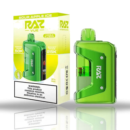 Sour Apple Ice — kit — RAZ Vue 50K Vape Kit